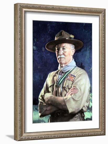 Robert Stephenson Smyth Baden-Powell, Lst Viscount Baden-Powell, English Soldier-null-Framed Giclee Print