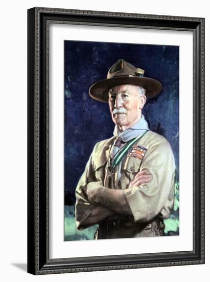 Robert Stephenson Smyth Baden-Powell, Lst Viscount Baden-Powell, English Soldier-null-Framed Giclee Print