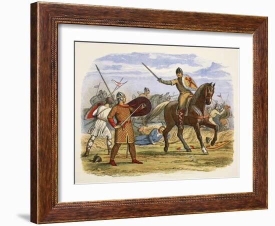 Robert Taken Prisoner by the Clerk Baudri-James William Edmund Doyle-Framed Giclee Print