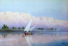 Sacred Lake, Karnak, Egypt, C1900-Robert Talbot Kelly-Premier Image Canvas