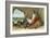 Robert the Bruce and the Spider-English School-Framed Giclee Print