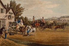 A London Mail and Stage Coach-Robert The Elder Havell-Framed Giclee Print