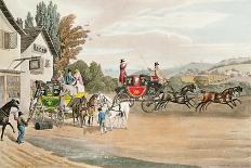 A London Mail and Stage Coach-Robert The Elder Havell-Framed Giclee Print