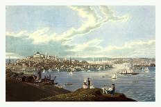 View of the Hudson River from Tarrytown Heights-Robert The Younger Havell-Framed Premier Image Canvas
