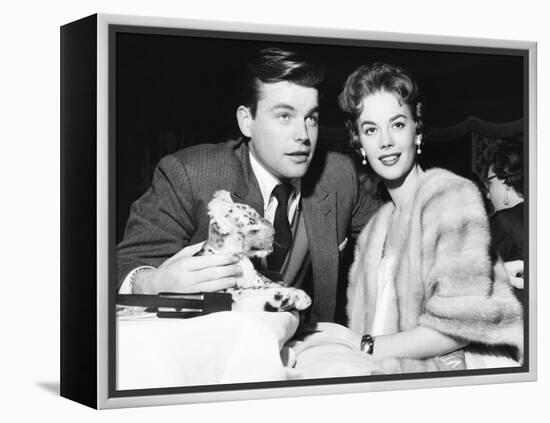 Robert Wagner and Natalie Wood, Mid 1950S-null-Framed Stretched Canvas