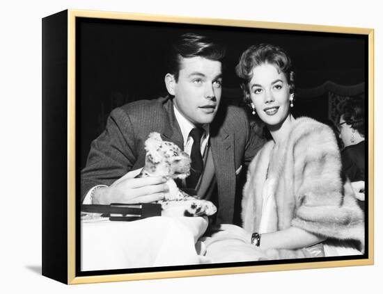 Robert Wagner and Natalie Wood, Mid 1950S-null-Framed Stretched Canvas