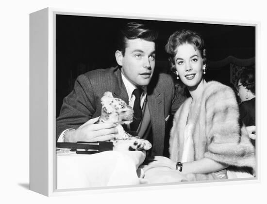 Robert Wagner and Natalie Wood, Mid 1950S-null-Framed Stretched Canvas