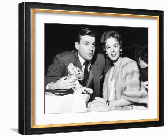 Robert Wagner and Natalie Wood, Mid 1950S-null-Framed Photo