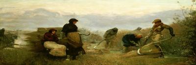 A Badger Hunt in Somerset, the Draw-Robert Walker Macbeth-Giclee Print