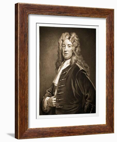 Robert Walpole, Earl of Orford, Pub. 1902 (Collotype)-Godfrey Kneller-Framed Giclee Print