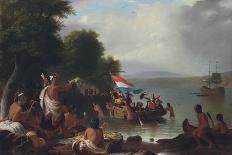 Landing of Henry Hudson, 1608 at Verplanck Point, Near Peekskill, New York-Robert Walter Weir-Giclee Print