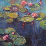 The Koi Pond, 2020 (Oil on Canvas)-Roberta Murray-Giclee Print