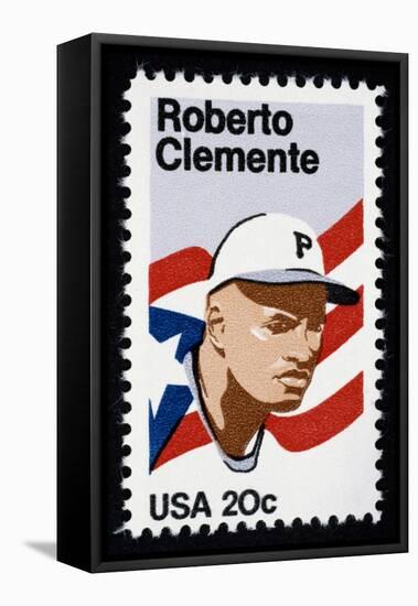 Roberto Clemente-null-Framed Premier Image Canvas