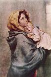 Praying Girl, Italian Painting of 19th Century-Roberto Ferruzzi-Mounted Giclee Print