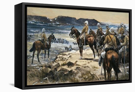 Roberts Attending the Boers Surrender to Paardersberg, 1900-Frank Feller-Framed Premier Image Canvas