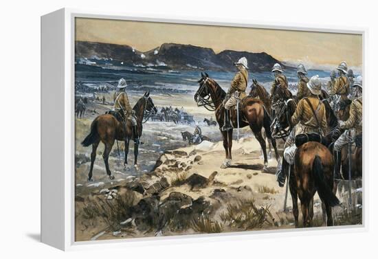 Roberts Attending the Boers Surrender to Paardersberg, 1900-Frank Feller-Framed Premier Image Canvas