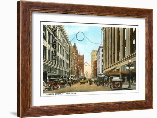 Roberts Street, St. Paul, Minnesota-null-Framed Art Print