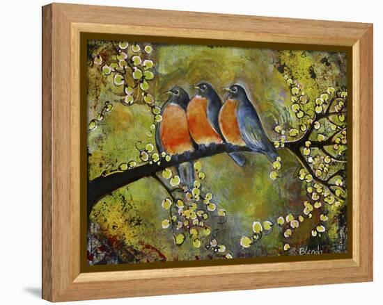 Robin Family-Blenda Tyvoll-Framed Premier Image Canvas