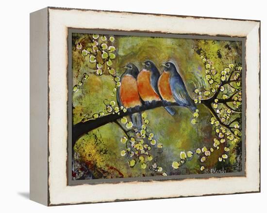 Robin Family-Blenda Tyvoll-Framed Premier Image Canvas