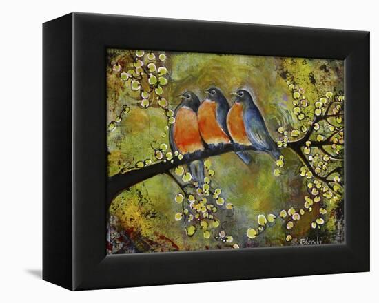 Robin Family-Blenda Tyvoll-Framed Premier Image Canvas