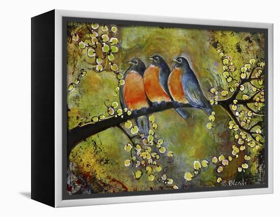 Robin Family-Blenda Tyvoll-Framed Premier Image Canvas