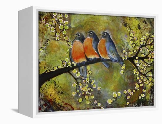 Robin Family-Blenda Tyvoll-Framed Premier Image Canvas