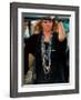 Robin Hallock, Leans Against Cables at Woodstock Music and Art Festival-Bill Eppridge-Framed Photographic Print
