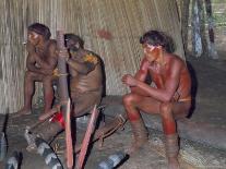Bushman Boys, Kalahari, Botswana, Africa-Robin Hanbury-tenison-Photographic Print