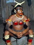Portrait of a Kamayura Indian, Xingu, Brazil, South America-Robin Hanbury-tenison-Photographic Print