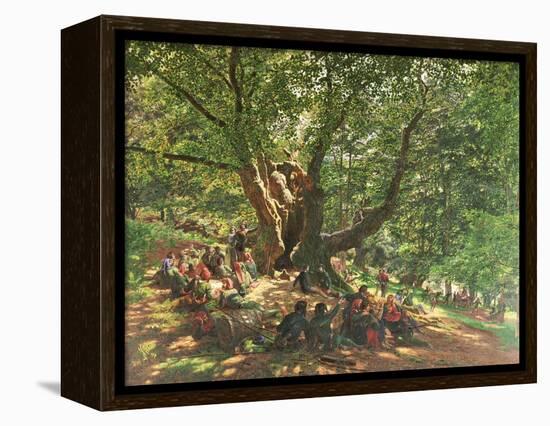 Robin Hood and His Merry Men in Sherwood Forest, 1859-Edmund Warren George-Framed Premier Image Canvas