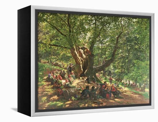 Robin Hood and His Merry Men in Sherwood Forest, 1859-Edmund Warren George-Framed Premier Image Canvas