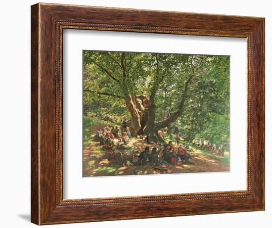 Robin Hood and His Merry Men in Sherwood Forest, 1859-Edmund Warren George-Framed Giclee Print