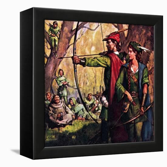 Robin Hood and Maid Marian-McConnell-Framed Premier Image Canvas