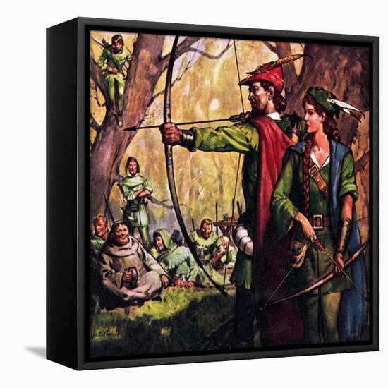 Robin Hood and Maid Marian-McConnell-Framed Premier Image Canvas