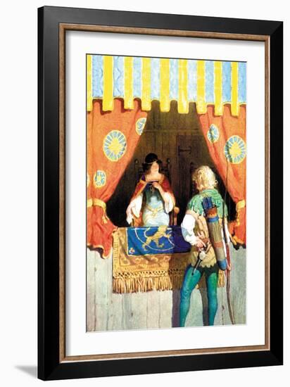 Robin Hood and Maid Marian-Newell Convers Wyeth-Framed Art Print