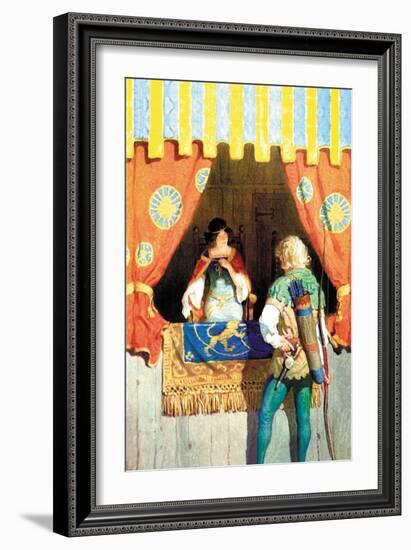Robin Hood and Maid Marian-Newell Convers Wyeth-Framed Art Print