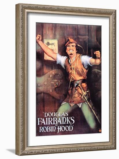 Robin Hood, Douglas Fairbanks, Sr., 1922-null-Framed Premium Giclee Print