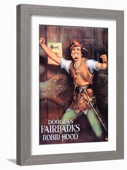 Robin Hood, Douglas Fairbanks, Sr., 1922-null-Framed Premium Giclee Print