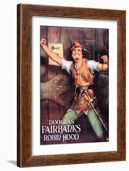 Robin Hood, Douglas Fairbanks, Sr., 1922-null-Framed Premium Giclee Print