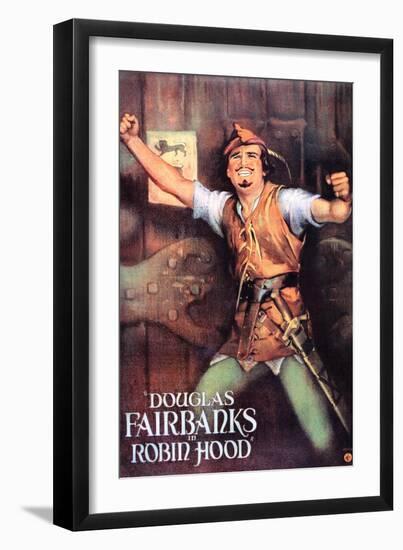 Robin Hood, Douglas Fairbanks, Sr., 1922-null-Framed Art Print