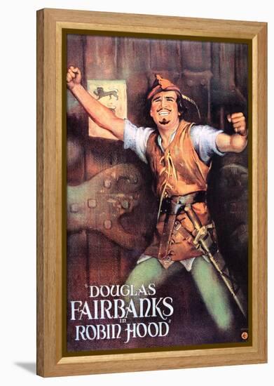 Robin Hood, Douglas Fairbanks, Sr., 1922-null-Framed Stretched Canvas