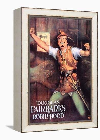 Robin Hood, Douglas Fairbanks, Sr., 1922-null-Framed Stretched Canvas