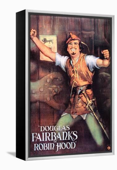 Robin Hood, Douglas Fairbanks, Sr., 1922-null-Framed Stretched Canvas