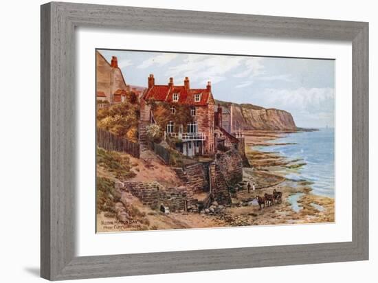 Robin Hood's Bay, from Cliff Looking N-Alfred Robert Quinton-Framed Giclee Print