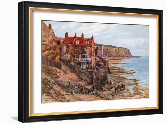 Robin Hood's Bay, from Cliff Looking N-Alfred Robert Quinton-Framed Giclee Print