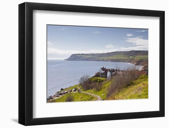 Robin Hood's Bay on the North York Moors Coastline, Yorkshire, England, United Kingdom, Europe-Julian Elliott-Framed Photographic Print