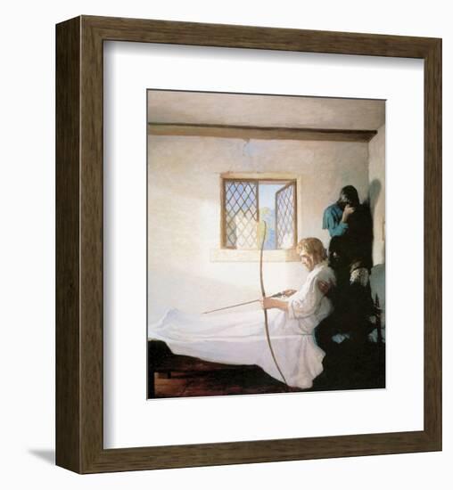 Robin Hood-Newell Convers Wyeth-Framed Premium Giclee Print
