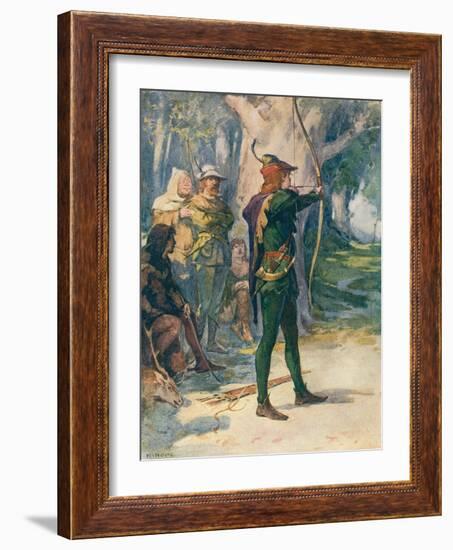 Robin Hood-Robert Hope-Framed Giclee Print