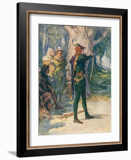 Robin Hood-Robert Hope-Framed Giclee Print