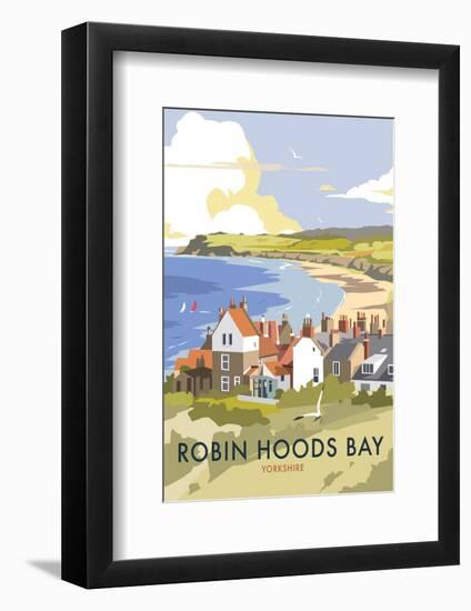 Robin Hoods Bay - Dave Thompson Contemporary Travel Print-Dave Thompson-Framed Giclee Print